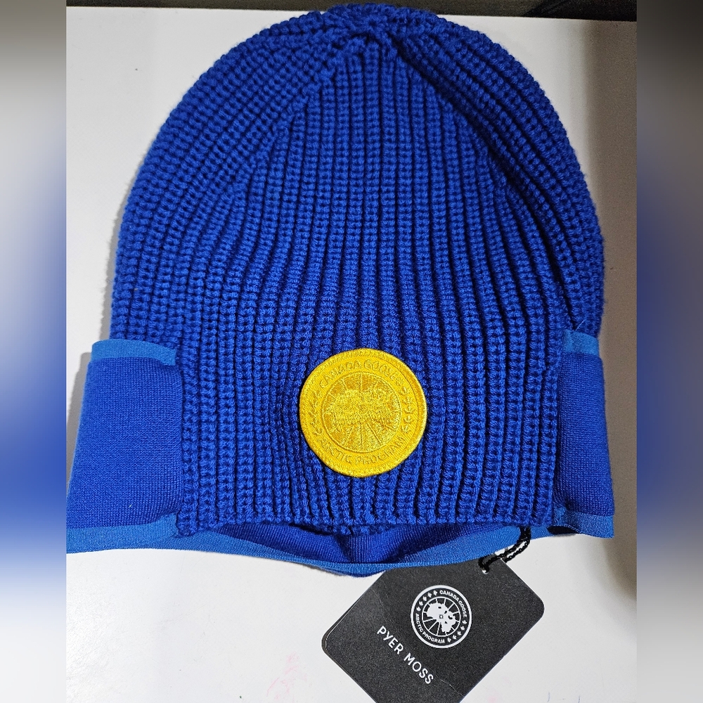 Canada Goose x Pyer Moss Blue Beanie/Balaclava